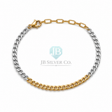 14k Gold Filled & Sterling Silver Charlie Bracelet