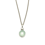Sterling Silver Chalcedony Necklace *