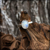 Sterling Silver Moonstone Ring