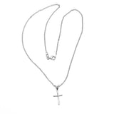 Sterling Silver Simple Cross Necklace