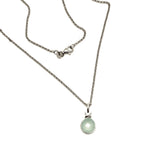 Sterling Silver Chalcedony Necklace *