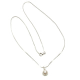 Sterling Silver Akoya Pearl Necklace