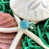Sterling Silver Chalcedony Ring
